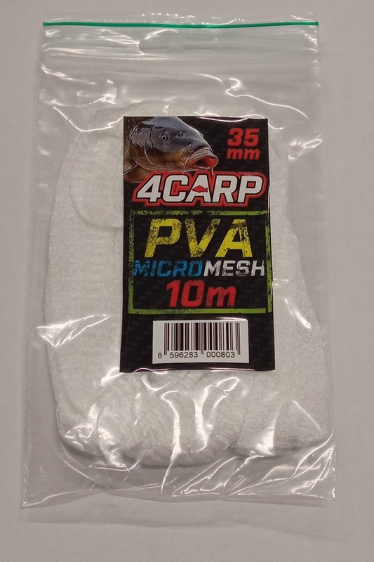 PVA punčocha 4Carp nabízí perfektní kvalitu za skvělou cenu. PVA se rozpouští i ve velmi studené vodě.