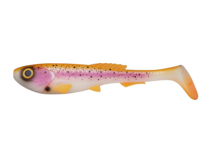 🐊 Abu Garcia Beast Paddletail 17 Albino Trout – Kopavý styl, co rozbouří hladinu 💥 Přirozený kolébavý pohyb těla a silné kopání ocasu – přesně ten typ akce, který provokuje velké štiky k útoku. Tato nástraha je navržena pro efektivní přívlač nad travinami i kolem překážek, ale neztratí se ani ve větších hloubkách.