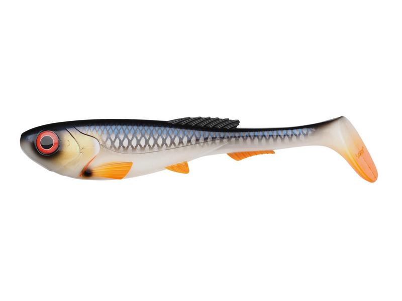 🐊 Abu Garcia Beast Paddletail 17 Roach – Kopavý styl, co rozbouří hladinu 💥 Přirozený kolébavý pohyb těla a silné kopání ocasu – přesně ten typ akce, který provokuje velké štiky k útoku. Tato nástraha je navržena pro efektivní přívlač nad travinami i kolem překážek, ale neztratí se ani ve větších hloubkách.