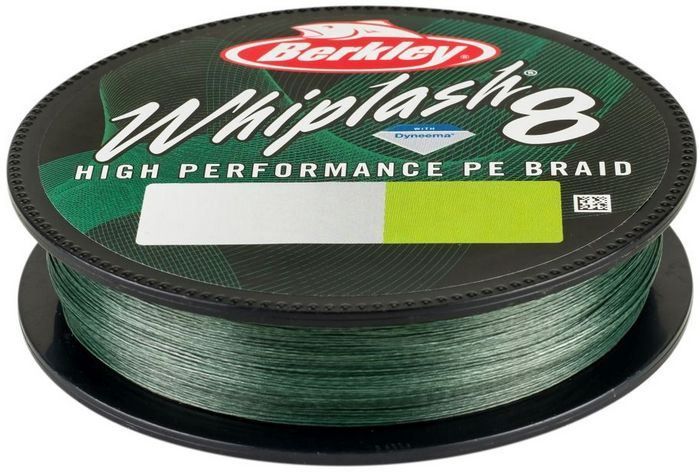 Šňůra Berkley Whiplash 8 Green 150m Berkley® Whiplash® 8 je perfektní 8 vláknová 100% PE šňůra.Nezáleží jestli chytáte sladkovodní nebo mořské ryby, na tuto novou šňůru se můžete kdykoliv spolehnout. Nový kulatější tvar více vyhovuje navijákům a reflexní barvy jsou lépe viditelné.