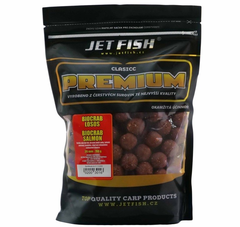 Boilie Jet Fish Premium clasicc_700g_20mm_Biocrab/Losos