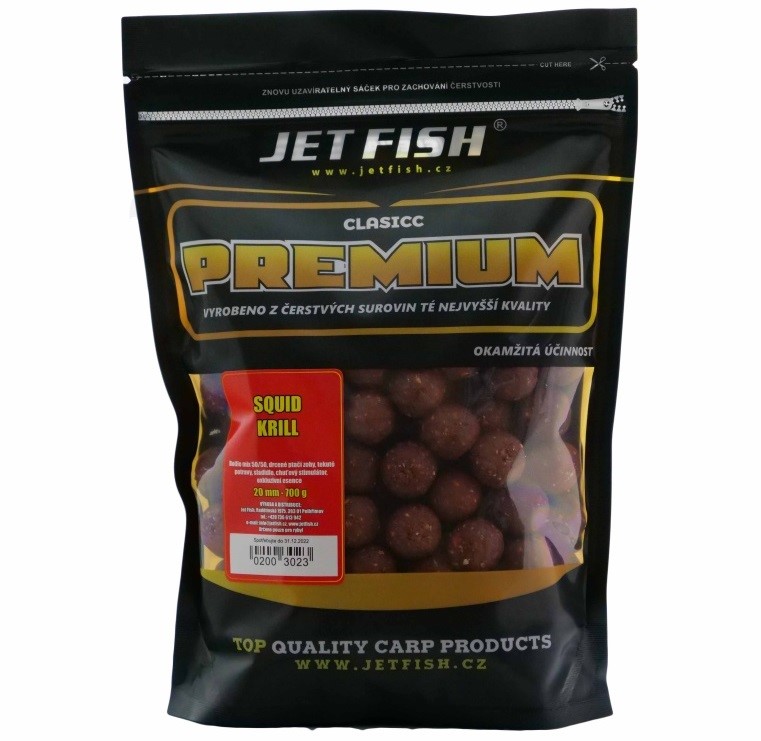Boilie Jet Fish Premium clasicc_700g_20mm_Squid/Krill