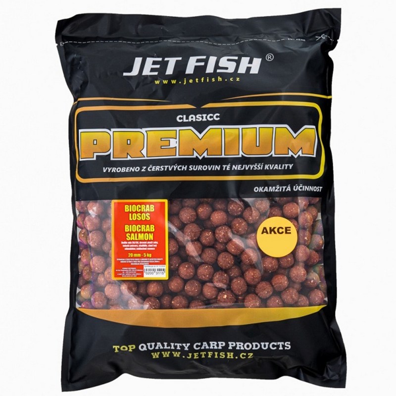 Boilie Jet Fish Premium clasicc_5kgg_20mm_Biocrab/Losos