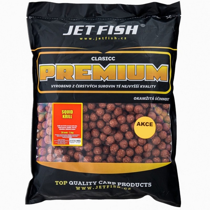 Boilie Jet Fish Premium clasicc_5kg_20mm_Squid/Krill