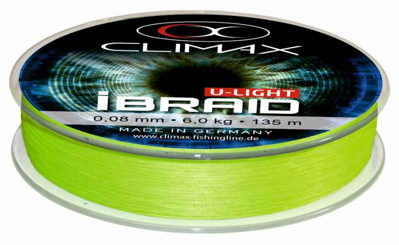 Pletená šňůra Climax iBraid U-Light fluo-zelená