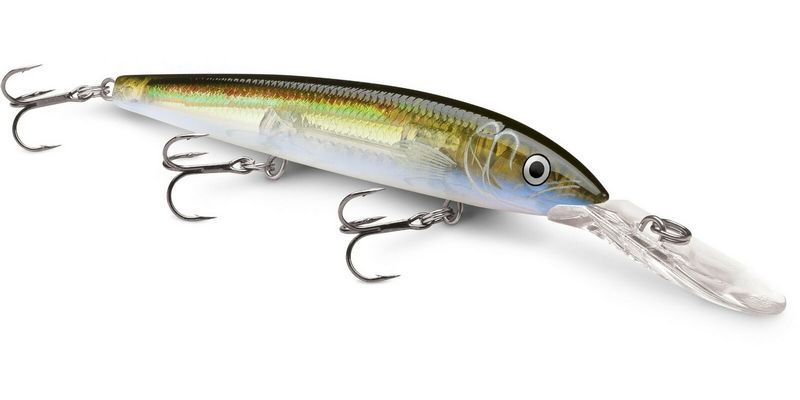 Rapala Down Deep Husky Jerk 14 je zvukový hluboko potápivý wobler z pevného plastu. Díky preciznímu vyvážení si zachovává neutrální potápivost, dokáže při přerušení navíjení ustrnout v jedné hloubce, při vláčení pracuje velmi pravidelně. Vhodný na candáty, štiky, boleny.