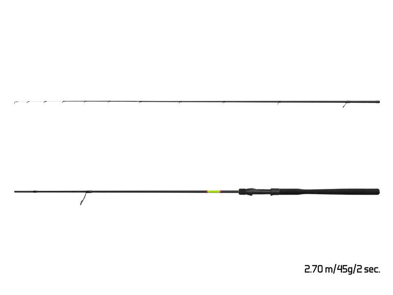 Delphin Prut Croxer 270cm_45g_2 díly je příkladem toho, že jeden prut může sloužit pro dvě odlišné rybolovné techniky.