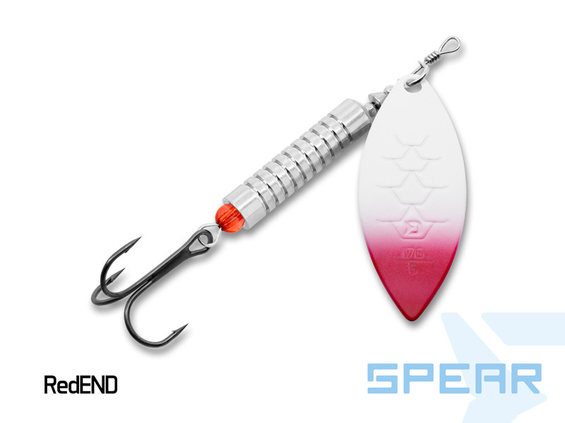 Rotačka Delphin SPEAR RedEND je klasická rotační třpytka určená především pro lov dravých ryb v tekoucích vodách, jako jsou řeky a potoky.