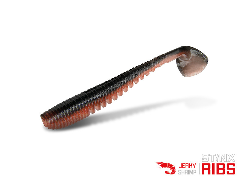 Umělá nástraha Delphin B! Stinx Ribs Shrimp_Jerky