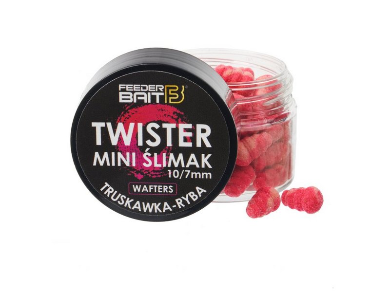 FeederBait Mini Šlimak Wafters Jahoda/Ryba