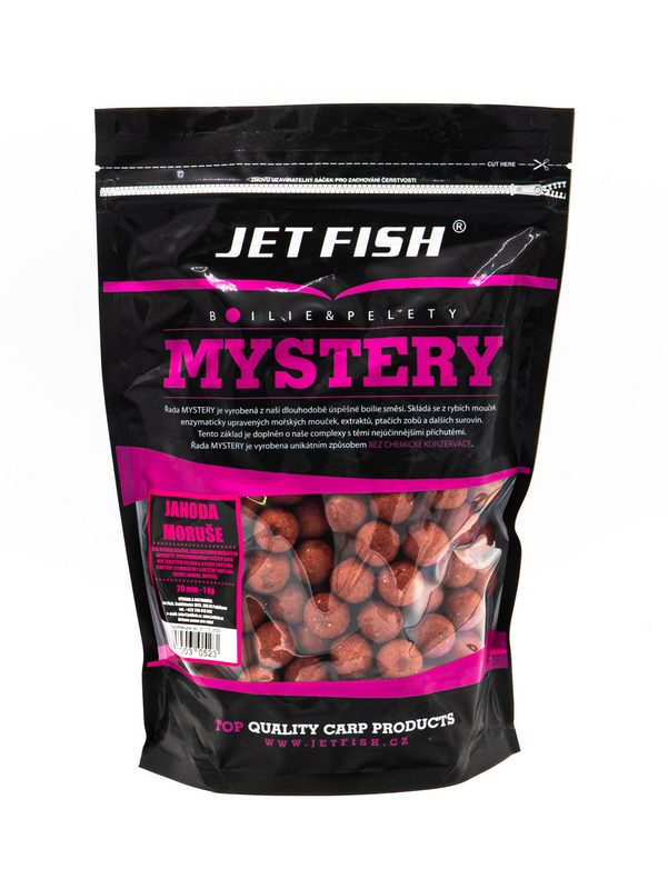 Jet Fish Boilie Mystery Jahoda/Moruše