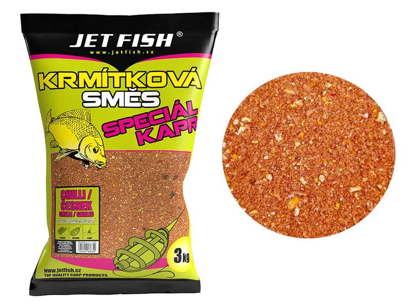 Jet Fish Krmítková směs Speciál Kapr Chilli/Česnek