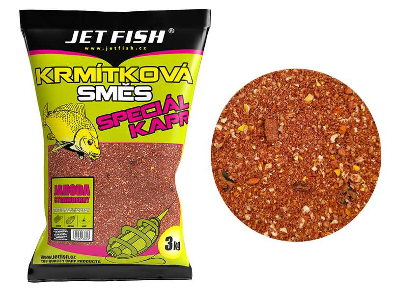 Jet Fish Krmítková směs Speciál Kapr Jahoda