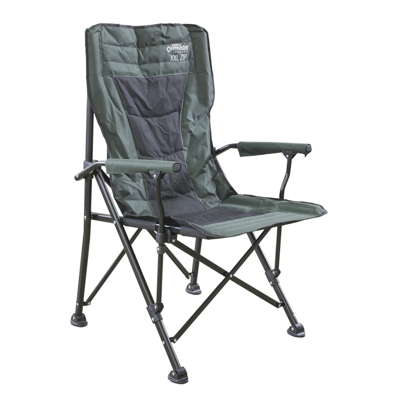 Křeslo Outdoor XXL Zip patří mezi produkty zabezpečující komfort na břehu revíru, je stvořené k tomu, aby byl rybolov pro nás skutečným časem relaxu a odpočinku. Abychom po příchodu domů,odpočatí vzpomínali na čas strávený u vody a na zážitky, které jsme prožili při rybolovu v přírodě.Křeslo s opěradlem a extrémní nosností, které se jednoduše skládá a pohodlně přenáší. Protiskluzné patky zaručují dobrou stabilitu křesla.Křeslo disponuje extrémní nosnost (130kg), ale dejme si pozor, abychom si na něj nesedli s přílišnou vervou.