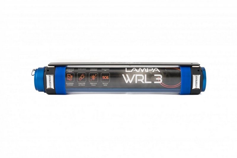WRL3. Multifunkční RGB LED lampa je určena nejen pro běžné svícení, ale díky integrovanému přijímači může být automaticky rozsvícena po záběru dle barvy signalizátoru. Lampa disponuje funkcí powerbanky s kapacitou 5000mAh.