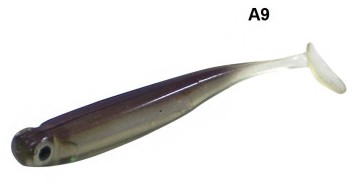 Gumová nástraha Zfish Minnow Shad A9, Gumové kopyta na Candáty a Štiky.Swing Shad je velmi měkká nástraha ze zcela nového speciálního materiálu, což způsobuje míru pružnosti. Prémium třída nástrahy pro rychlé a pomalé styly lovu. Nástraha má velmi aktivní pohyb (houpání, otáčení) Swing Shad je vysoce účinná návnada pro lov dravých ryb. Swing Shad byl navržen a vyvinut v Japonsku. Vhodné pro jig hlavy a také pro Carolina návazec.