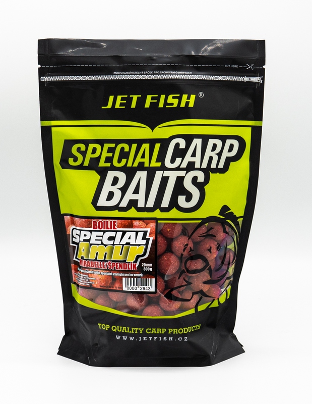 Boilie Jet Fish Special Amur_800g_20mm_Mirabelle/Špendlík