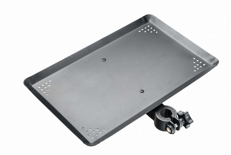 Praktické plato k sedačce nebo křesílku na položení misek s návnadou a nástrahou. Pasující na nohu nebo adaptér o průměru 25 nebo 36 mm.