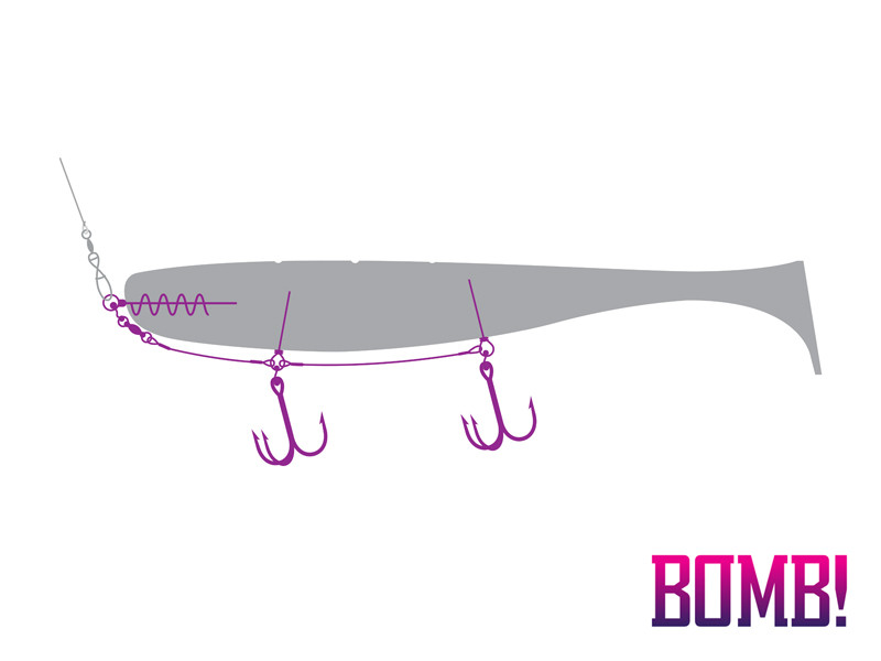 Montáž Delphin Bomb Twisto MultiTrap