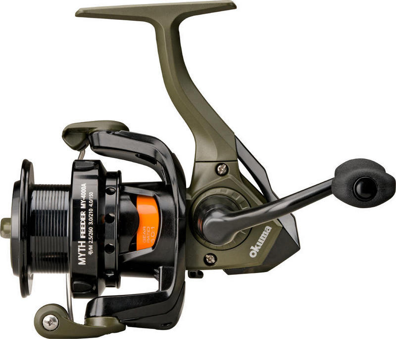 🎣 Okuma MYTH Feeder 4000A – výkon a přesnost pro feeder ✅ Moderní naviják pro feederový rybolov s promyšlenými detaily a vysokou odolností.  Myth Feeder je navržen tak, aby splňoval nároky moderního rybáře – nabízí vysoký výkon, rychlé sušení, výbornou ovladatelnost a skvělou přesnost při nahazování. Je ideální volbou pro ty, kteří hledají spolehlivý naviják s volnoběžnou brzdou a kvalitními komponenty za rozumnou cenu.