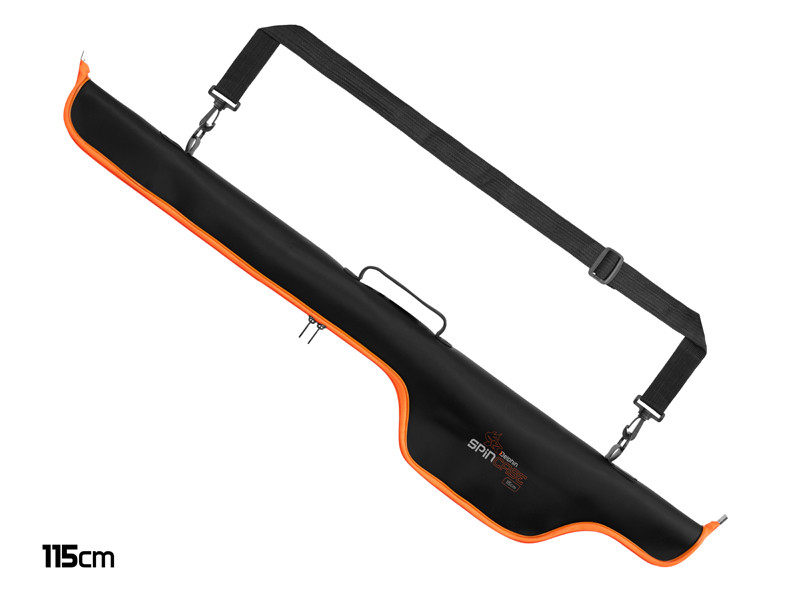 🎣 Delphin SpinCASE EVA 115 cm – spolehlivá ochrana přívlačového prutu v každém počasí. Delphin SpinCASE EVA je jednokomorové pouzdro na prut, které spojuje funkčnost, praktičnost a spolehlivou ochranu v jednom. Vyrobené je z voděodolného EVA materiálu, který bezpečně chrání prut i naviják před vlhkostí, deštěm a mechanickým poškozením. Ideální volba pro všechny vláčkaře, kteří vyžadují rychlou manipulaci a jistotu při transportu vybavení. EVA materiál je pevnější než klasická textilie, takže spolehlivě brání nárazům a otěrům. Zároveň se snadno čistí, neabsorbuje pachy a udržuje si svůj vzhled i po dlouhodobém používání. Rozšířená část pouzdra umožňuje pohodlné uložení celé přívlačové sestavy včetně navijáku. O stabilní fixaci během převozu se starají vnitřní suché zipy, které prut pevně drží na místě a zabraňují jeho pohybu. Pro pohodlné přenášení nechybí nastavitelný ramenní popruh ani pevné gumové madlo. Kvalitní zip se dvěma běžci zajišťuje hladké a bezpečné uzavření. A pokud pouzdro zrovna nepoužíváte, díky flexibilnímu EVA materiálu jej lze srolovat do kompaktní velikosti – ideální pro skladování nebo převoz v autě.