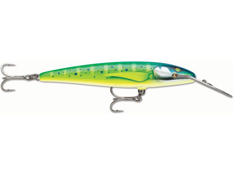 Rapala CountDown Magnum Elite 185 AMD navazuje na legendární řadu Magnum, ale přináší moderní konstrukci pro nejnáročnější lov v mořských i sladkovodních podmínkách. Tělo z odolného dřeva abachi poskytuje mimořádnou pevnost a stabilitu, zatímco nerezová lopatka zajišťuje precizní chod wobleru i při rychlosti až 18 km/h.