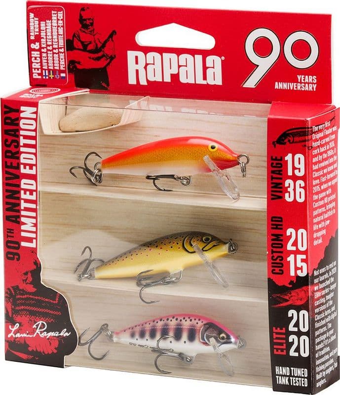 Rapala 90 Years Lure Kit CountDown – exkluzivní set 3 woblerů Rapala CountDown