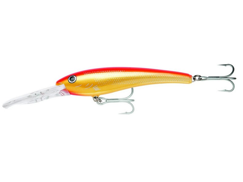 Rapala Deep Thunder Gold Fluorescent Red - Hlubinná nástraha