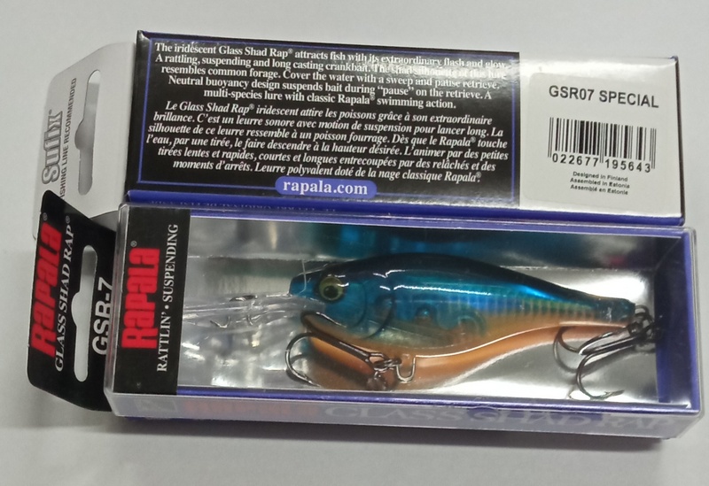 Glass Shad Rap 07 BGH-1