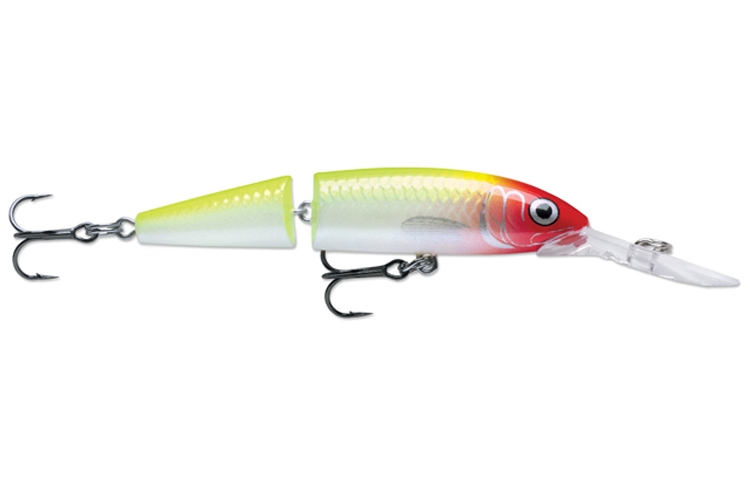 Rapala Jointed Deep Husky Jerk 08 CLN je dvoudílný zvukový wobler s výrazným chodem. Plastové tělo, neutrální schopnost plavání, efektní barvy. Tato nástraha je mimořádně účinná při pomalém vedení za chladnějšího počasí, díky přesnému vyvážení dokáže ustrnout při zastavení navíjení.