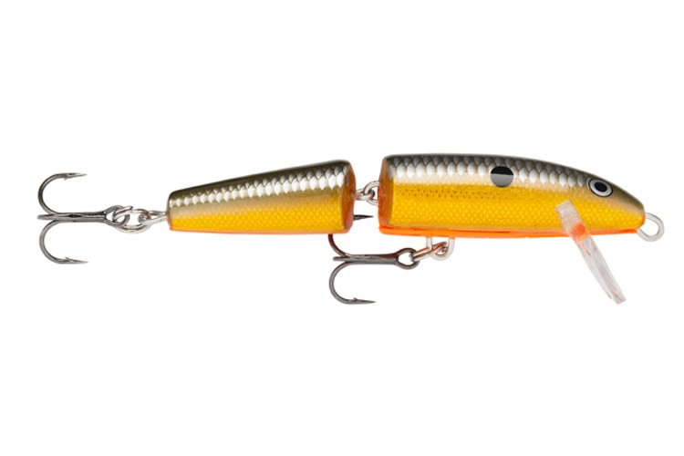 Wobler Rapala Jointed 09 Orange Gold Shad