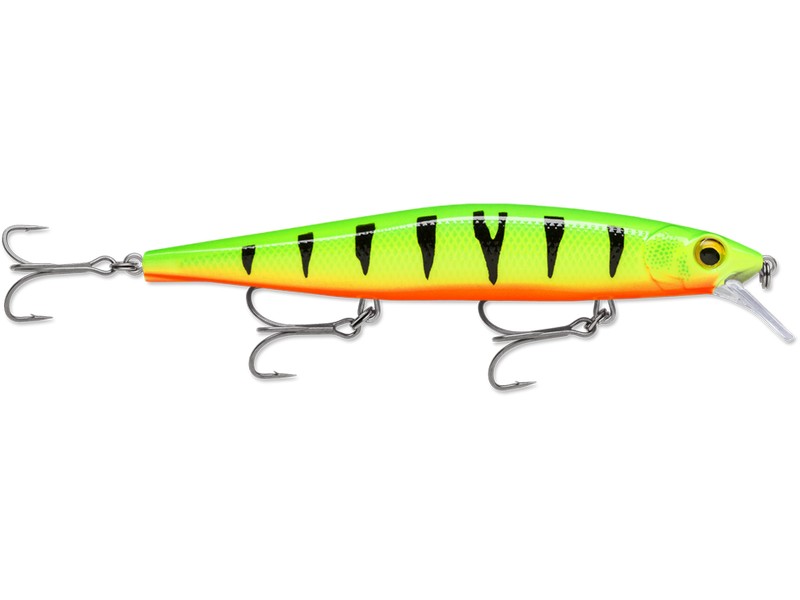 🎯 Rapala Precision Xtreme Mavrik 110 FT– přesnost, dosah a maximální dráždivost Precision Xtreme Mavrik 110 je špičkový jerkbait navržený pro přesné a dlouhé náhozy, i v protivětru. Díky systému MaxCast s přídavným wolframovým závažím má nástraha vynikající letové vlastnosti a stabilitu ve vodě. Kombinuje realistické barvy, pevnou konstrukci a tři extrémně ostré trojháčky VMC® Redline. Ideální volba pro aktivní přívlač cílenou na dravce ve středních hloubkách. ✅ Klíčové vlastnosti ⚙️ MaxCast systém s wolframovým závažím pro delší hody 🎯 Přesné nahazování i proti větru 🎨 Moderní realistické barvy s vysokou vizuální dráždivostí 🪝 3× trojháček VMC® Redline – maximální spolehlivost 💥 Stabilní chod i při agresivním vedení 📏 Parametry 🎨 Barva: MYP – Metallic Yellow Perch 📐 Délka: 11 cm ⚖️ Hmotnost: 15 g 🌊 Hloubkový rozsah: 1,5 – 1,9 m 📈 Vlastnosti: neutrální (suspending), zvukový 🪝 Počet trojháčků: 3× vel. 5 🎣 Technika lovu: nahazování 🐊 Cílové ryby: štika, candát, bolen ⚠️ Upozornění 🛑 Ostré trojháčky – používejte návleky při přepravě 🔍 Pravidelně kontrolujte upevnění háčků a kroužků 🧪 Po manipulaci si umyjte ruce, nevystavujte kontaktu s potravinami