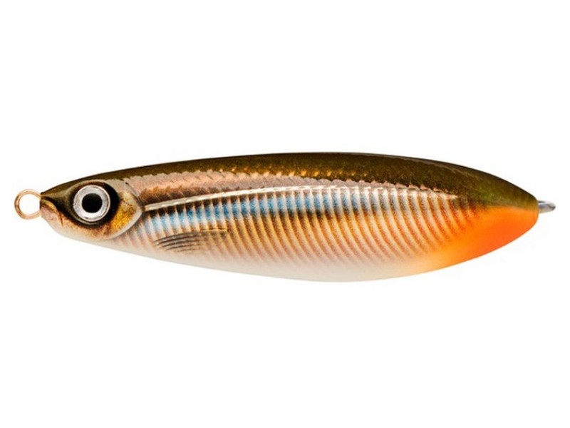 🐟 Rapala Rattlin’ Minnow Spoon 08 SMB – zvuková třpytka pro lov v zarostlých vodách. Třpytka s nezaměnitelným charakterem, která kombinuje siluetu rybky s akcí klasické plandavky. Široký, nepravidelný pohyb vytváří výrazné záblesky a provokuje dravce i v husté vodní vegetaci.