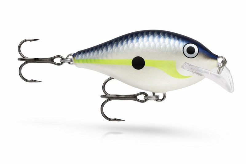 Rapala Scatter Rap Crank HSD - wobler navržený tak, aby napodoboval chaotický únik drobné kořisti pronásledované dravcem.