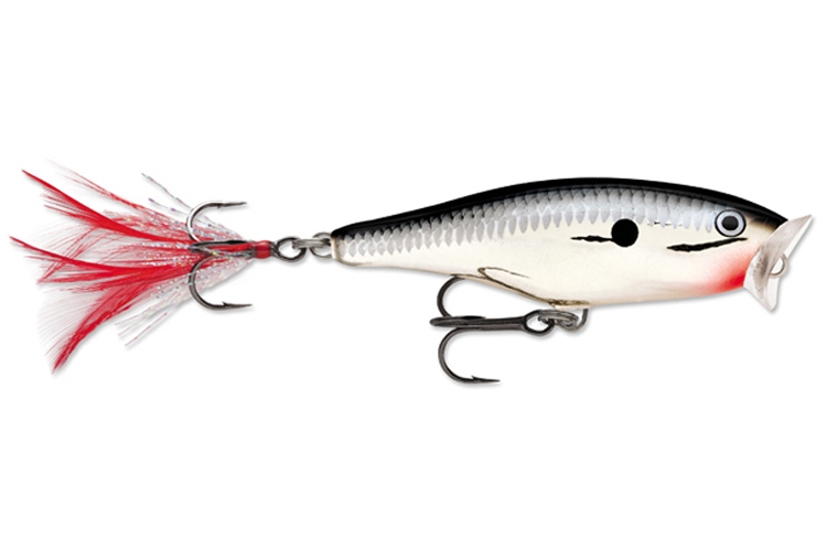 Rapala Skitter Pop Top Water Fresh 9cm- Chrome