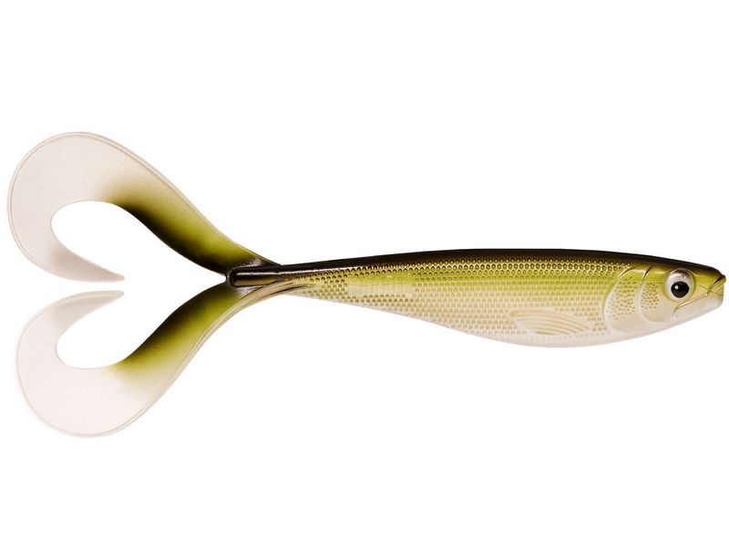 🐉 Rapala Soft Olio 18 MNW– twin-tail nástraha pro trofejní úlovky  Silný rolling pohyb, doplněný o dráždivý tanec dvojitého ocasu, dělá z Rapala Soft Olio smrtící nástrahu pro štiky, sumce i další velké predátory. Texturované měkké tělo vysílá vibrace do všech směrů, zatímco při přerušení vedení ocas svůdně doskakuje do hloubky.
