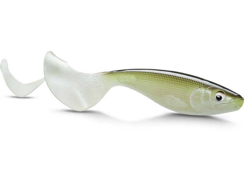 Rapala Soft Otus. Měkká nástraha je určena pro lov velkých dravců v různých situacích a udržuje si lákavý pohyb ze strany na stranu.