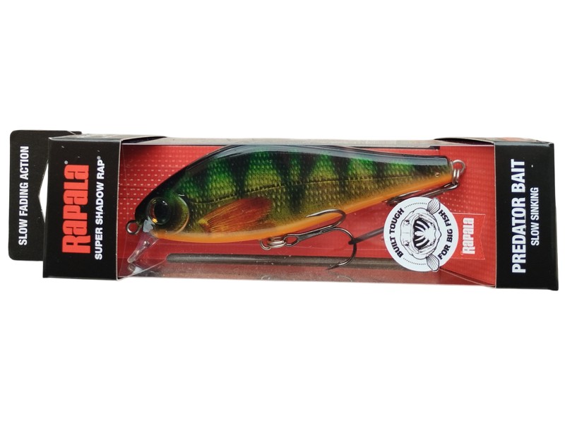 🐟 Rapala Super Shadow Rap 11 PEL-1 – realistický wobler s agresivním pohybem a pomalým klesáním. Tato nástraha dokonale napodobuje zraněnou nebo umírající rybku. Při jemném pohybu prutu provádí ostré výpady do stran, následně se pomalým klesáním zanořuje a provokuje dravce k útoku. Tělo z mimořádně odolného materiálu věrně imituje siluetu větší kořisti a odráží světlo tak, aby přilákalo i opatrné predátory. Stačí jediný škub prutem a Super Shadow Rap reaguje okamžitě – ideální volba pro lov štik, candátů, bolenů i sumců. Při pomalém vedení působí přirozeně, při rychlejším útoku agresivně – přesně podle situace. 💪 Výhody a vlastnosti: 🌊 Pomalu potápivý chod – ideální pro cílené vedení v požadované hloubce 🎯 Reálná akce kořisti – ostré výpady a pomalé klesání vyvolávají instinktivní útok 💎 Odolné tělíčko – vysoká pevnost a detailní povrchová úprava ⚙️ Okamžitá reakce na škubnutí prutem – přesné vedení i v proměnlivých podmínkách 🪝 Trojháčky VMC Black Nickel – jistý zásek při každém útoku 📊 Parametry: 🎨 Barva: PEL-1 📏 Délka: 11 cm ⚖️ Hmotnost: 38 g 📉 Hloubkový rozsah: 0,9 – 1,2 m 🪝 Trojháčky: 2× vel. 1 (VMC Black Nickel) 🌊 Vlastnost: Pomalu potápivý 🎣 Vhodné pro: Štika, candát, bolen, sumec ⚠️ Upozornění – Umělé nástrahy: • 🪝 Mohou obsahovat ostré háčky – zacházejte s nimi opatrně a používejte ochranné návleky. • 🔍 Pravidelně kontrolujte upevnění a stav nástrah. • ⚠️ Uchovávejte mimo dosah dětí.