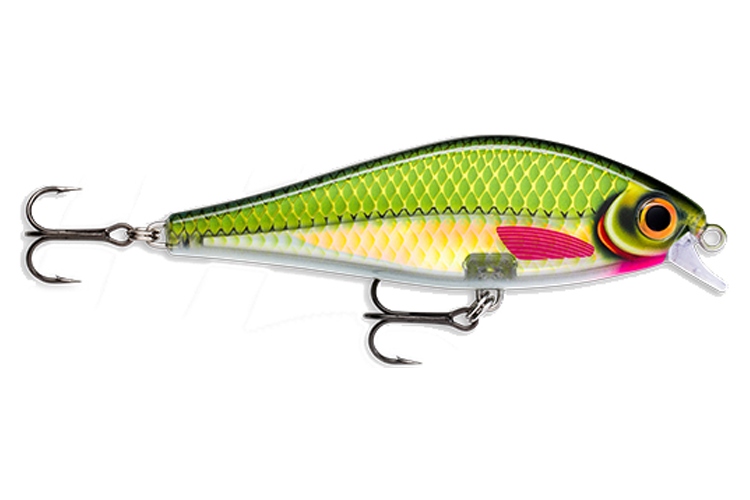 Rapala Super Shadow Rap OG je pomalu potápivá nástraha, která provádí ostré výpady do stran a pak pomalu klesá do hloubky jako umírající ryba. Tělíčko je mimořádně odolné a dokonale imituje siluetu velké rybky Jemné potřepání prutem stačí na okamžitou reakci, ostré škubnutí pošle nástrahu pomalu do hloubky přímo před dravce.