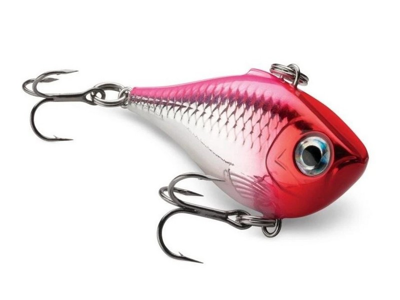 Rapala Ultra Light Rippin Rap 03.  V těle je integrované chrastítko, které při pohybu vydává chrastivé zvuky a vibrace, jež se šíří vodou. Tělíčko s tvarovanými šupinami, vybavené dvěma trojháčky, můžete použít i při vertikálním jiggingu.