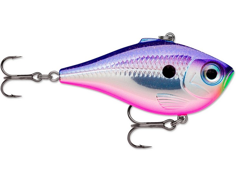 Rapala Ultra Light Rippin Rap SKSD. Potápivá bez lopatková ultralehká nástraha vytváří pod vodou intenzivní vibrační pohyb. V těle je integrované chrastítko, které při pohybu vydává chrastivé zvuky a vibrace, jež se šíří vodou. Tělíčko s tvarovanými šupinami, vybavené dvěma trojháčky, můžete použít i při vertikálním jiggingu.