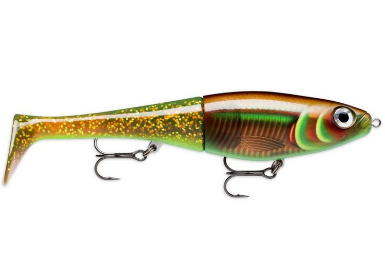 Rapala X Rap Peto 14 GMTU je mimořádně odolná dvoudílná nástraha s plastovým tělíčkem z ABS a měkkým ocasem z PVC.Jedná se o pomalu potápivou nástrahu s krátkým nořítkem,citlivou akcí se širokými trhavými pohyby do stran a kolébáním tělíčka