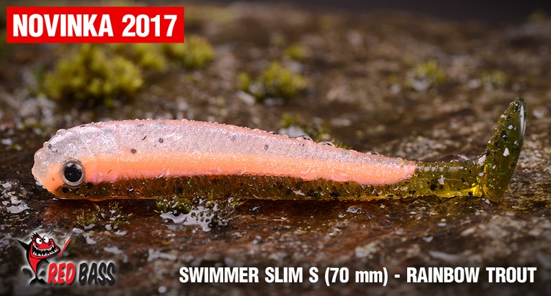 Účinná zbraň na všechny dravé ryby z extraměkkého materiálu! Nástraha SWIMMER SLIM se vyznačuje stejně jako SWIMMER excelentním chodem i při pomalém tažení, kdy jednak svůdně kmitá ocásek a navíc se celá nástraha kolébá ze strany na stranu. U modelu 
