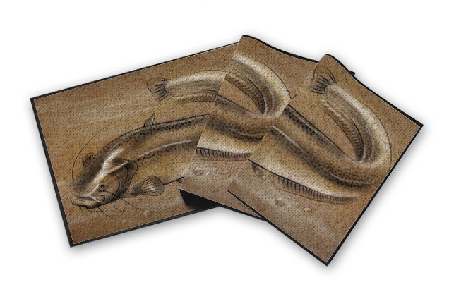 Tato rohož je vyrobena z odolného materiálu, je obšitá černým okrajem a ze spodní části je ošetřena latexovou vrstvou.Rozměr 60x40 cm je velmi kompaktní a hodí se před všechny vstupní dveře. Ukažte návštěvě už u vchodu kdo je doma pánem :)