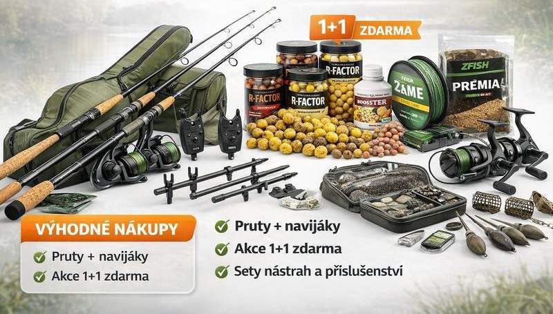 Rybářské sety a výhodná balení - v této kategorii najdete rybářské sety a výhodná balení, která vám nabídnou více vybavení za lepší cenu.