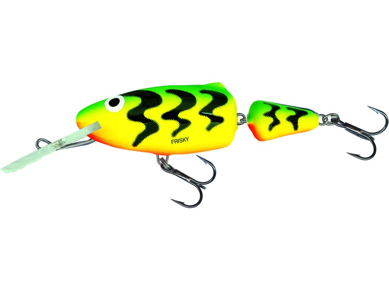 🎯 Salmo Frisky 07 DR Green Tiger – plovoucí wobler do větších hloubek. Salmo Frisky 07 DR je plovoucí wobler, který vznikl po dlouhém vývoji a testování s cílem dosáhnout ideální rovnováhy hydro a aerodynamických vlastností.