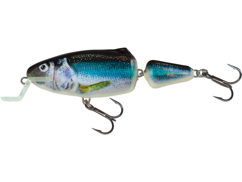 🎯 Salmo Frisky 07 SR Holo Smelt – účinná nástraha pro mělčí vody. Salmo Frisky 07 SR je plovoucí wobler, který vznikl jako výsledek dlouhého vývoje a testování s cílem vytvořit nástrahu s ideální kombinací hydro a aerodynamických vlastností.