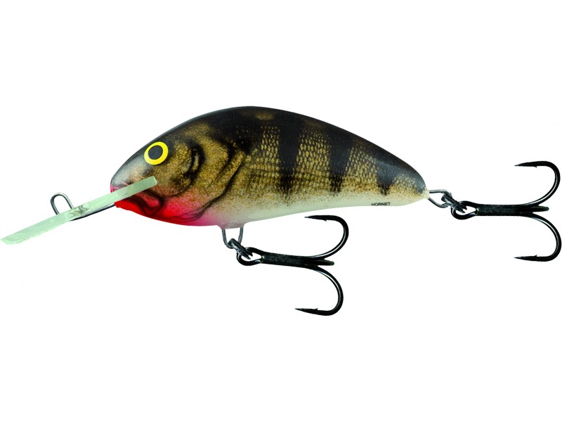 🎯 Salmo Hornet 09 F Emerald Perch – plovoucí wobler pro lov velkých dravců. Tento největší model z legendární řady Hornet je stvořený pro lov trofejních dravců – štik, candátů a sumců.