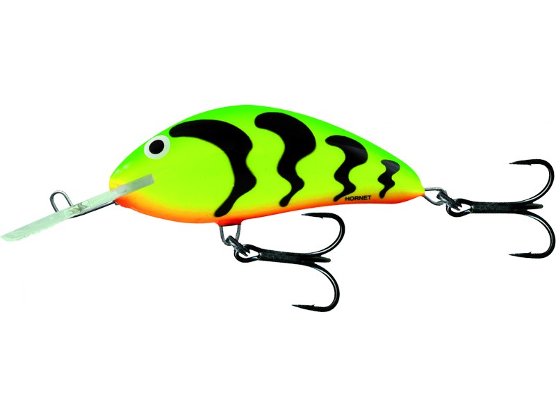 🎯 Salmo Hornet 09 F Green Tiger– plovoucí wobler pro lov velkých dravců. Tento největší model z legendární řady Hornet je stvořený pro lov trofejních dravců – štik, candátů a sumců.