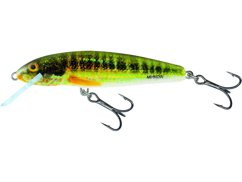 🐟 Salmo Minnow Holo Real Minnow – klasický jednodílný wobler pro lov dravců  🎯 Wobler Salmo Minnow je plovoucí, jednodílná nástraha navržená pro všechny druhy dravých ryb. Vyniká živou, přirozenou akcí, díky které je atraktivní i pro zkušené a opatrné predátory. 🌊 Skvěle funguje v řekách – můžete ho vést po proudu, proti proudu i napříč tokem. Střídejte rychlost navíjení a přidejte jemné pocukávání špičkou prutu, aby nástraha působila ještě přirozeněji. 💡 Minnow je osvědčená volba pro lov pstruhů, okounů, tloušťů, bolenů, štik i candátů.